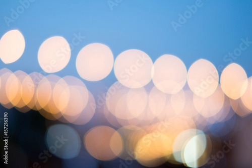 Abstract blur light bokeh background, vintage tone © pookpiik