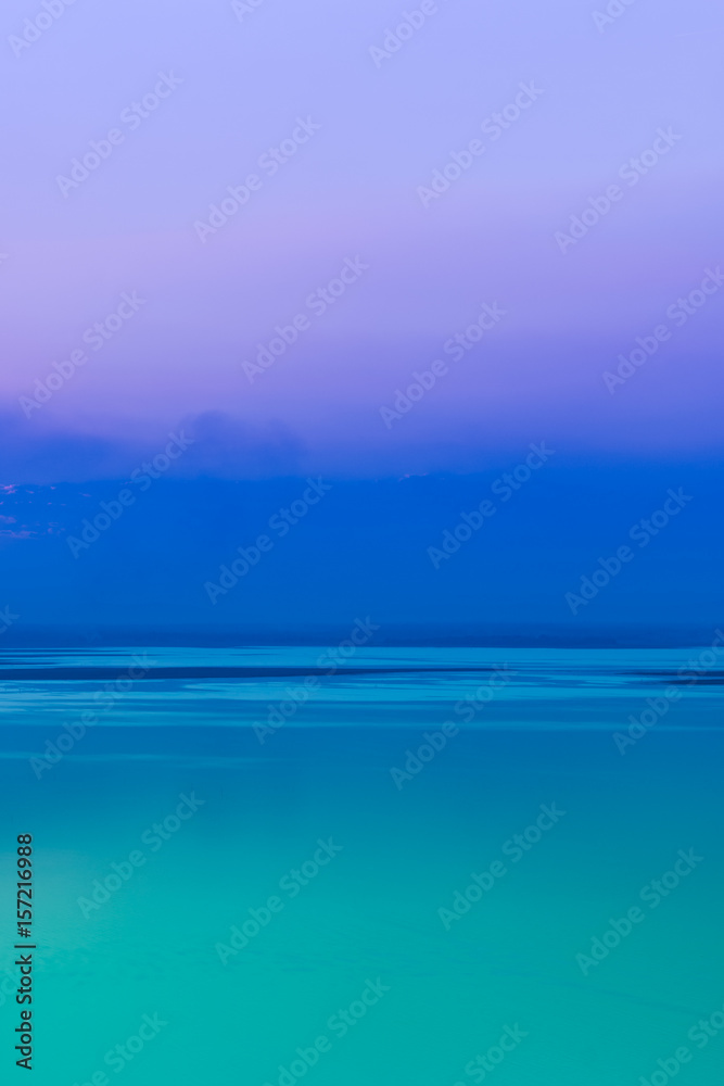 Fototapeta premium Fantastic seascape with cool sky background. Outdoor.