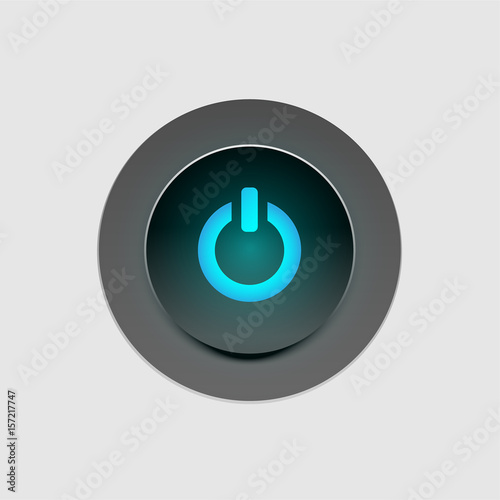 Button user interface illustration vector