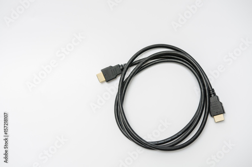 HDMI Cable on white background  