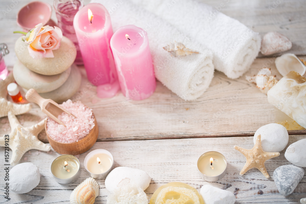 Beautiful composition of spa treatment Beautiful composition of spa treatment