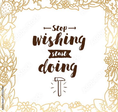 Typography for poster, invitation, greeting card or t-shirt.
