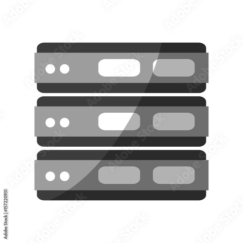server web hosting related icon image vector illustration design 