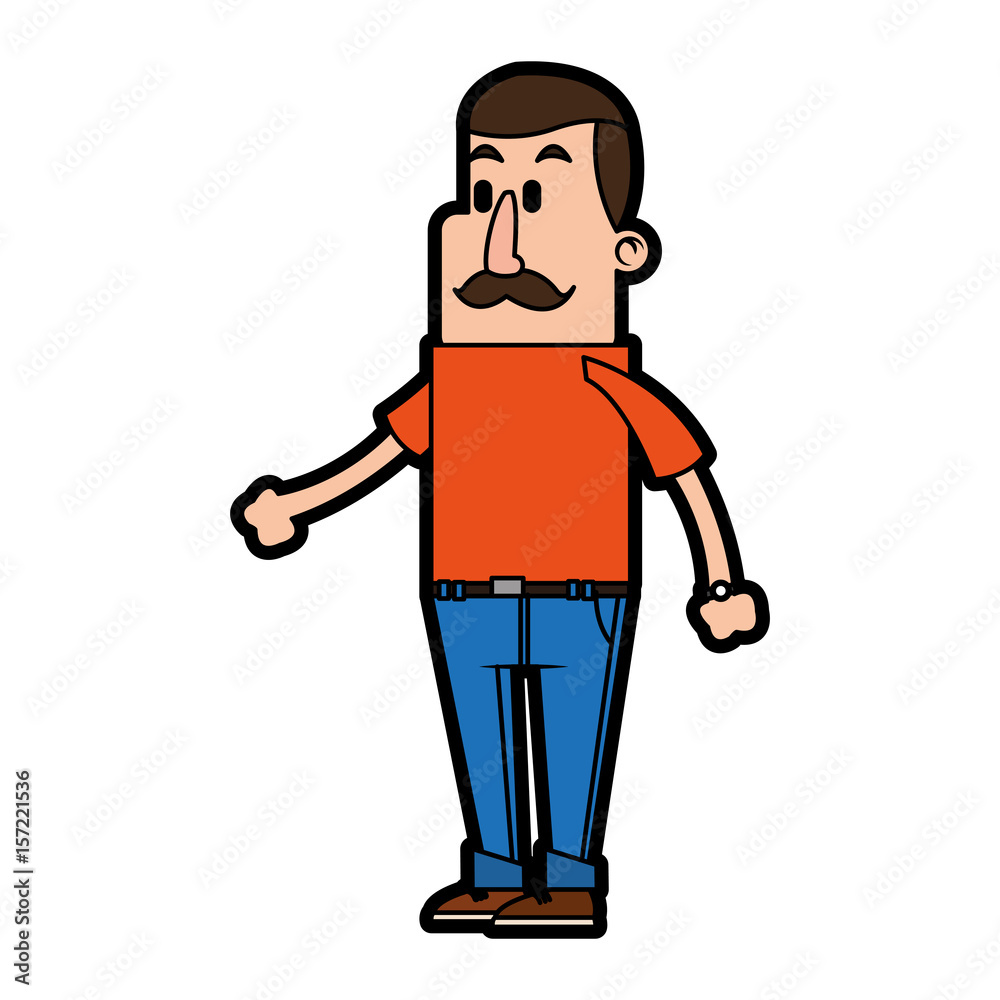 man with mustache icon image vector illustration design man with mustache icon image vector illustration design