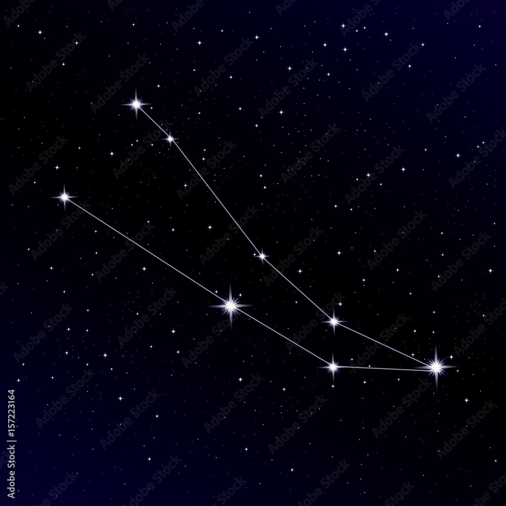 Fototapeta premium Andromeda constellation
