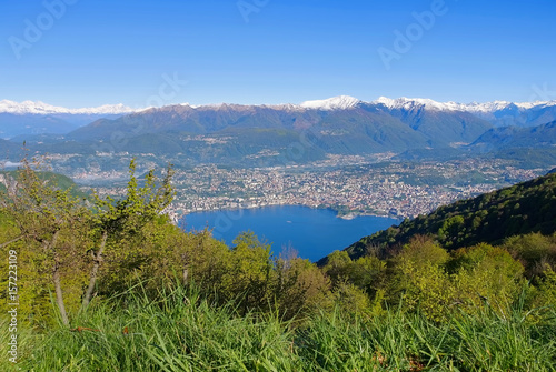 Luganersee vom Sighignola, Italien  - Lake Lugano as seen from Sighignola