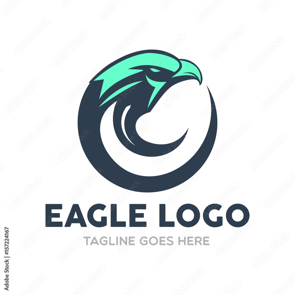 Fototapeta premium Unique Eagle Logo Template
