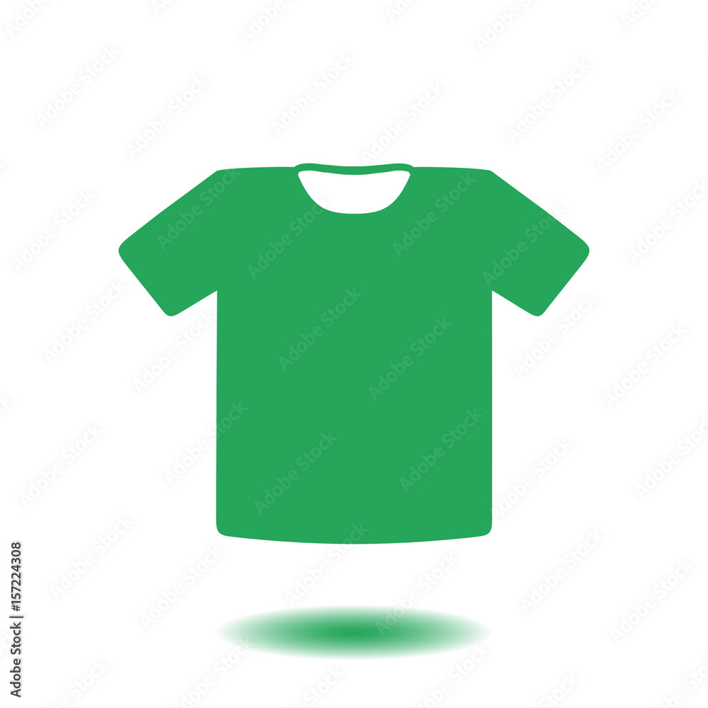 T-shirt sign icon. Clothes symbol. Flat design style. T-shirt sign icon. Clothes symbol. Flat design style.