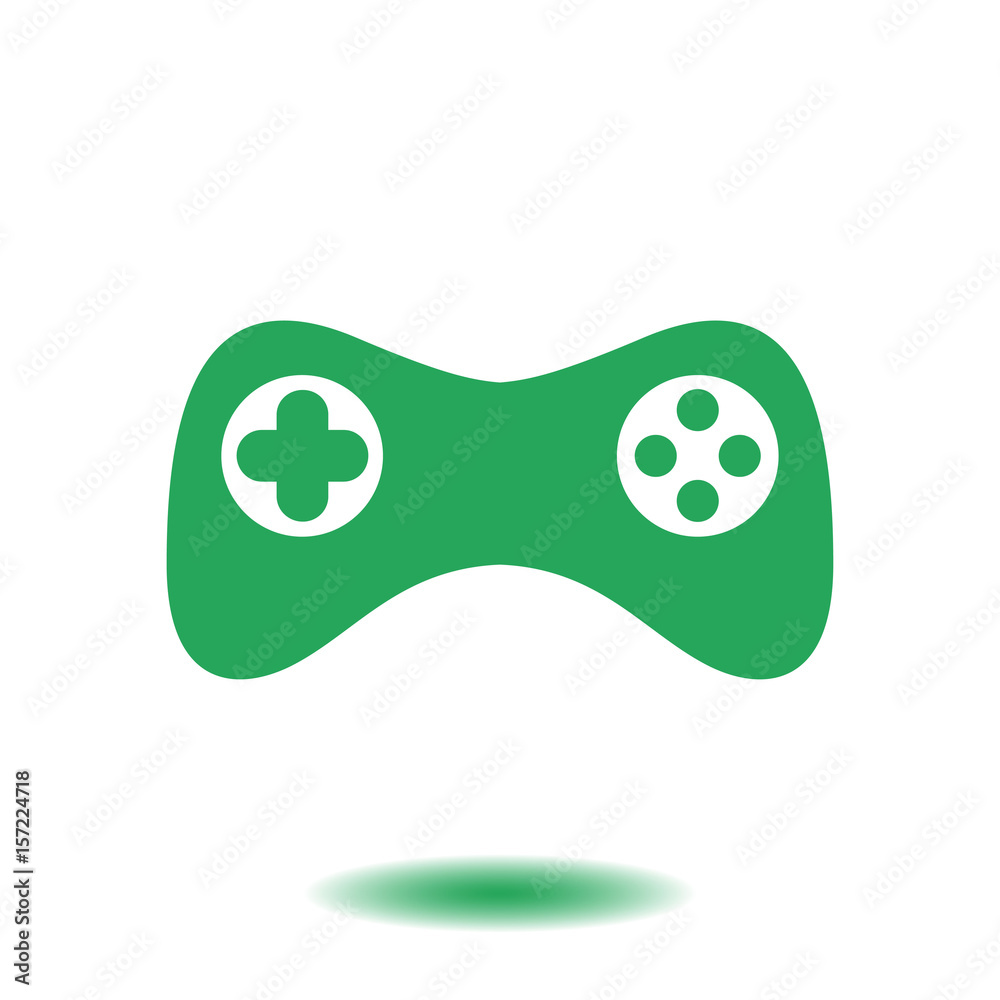 Gamepad icon. Vector. Flat design style. Joypad symbol. Gamepad icon. Vector. Flat design style. Joypad symbol.