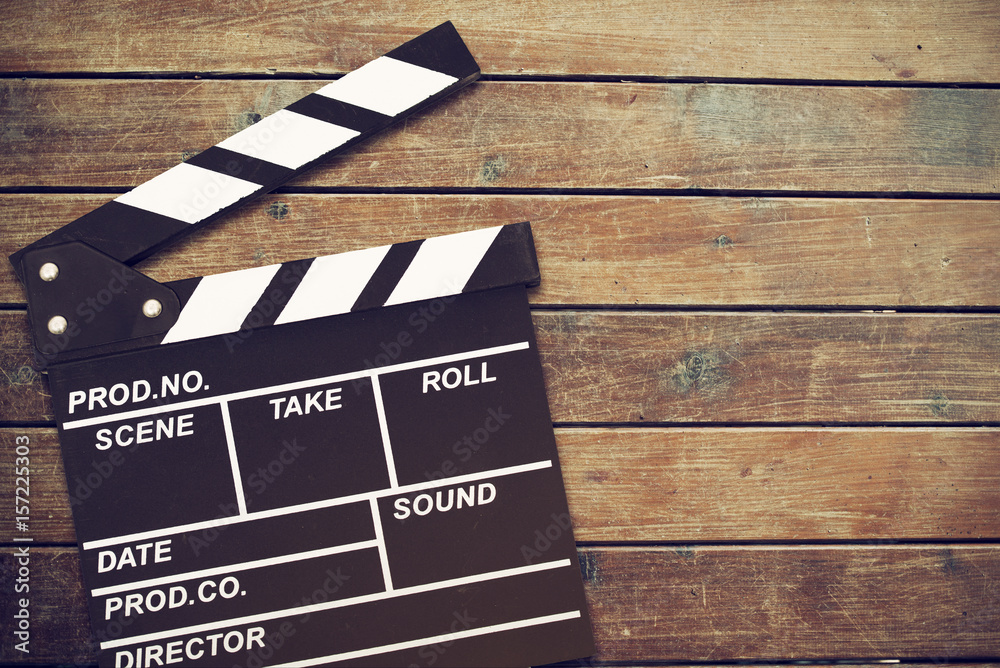 Obraz premium Movie Clapper