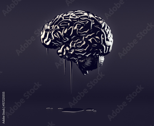 Konstfotografi Brain made of oil