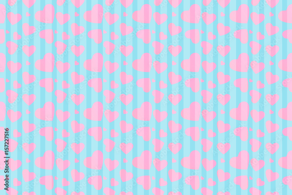 pink heart with line blue sweet pattern background,vector pink heart with line blue sweet pattern background,vector