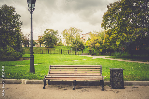 City Park and Bench