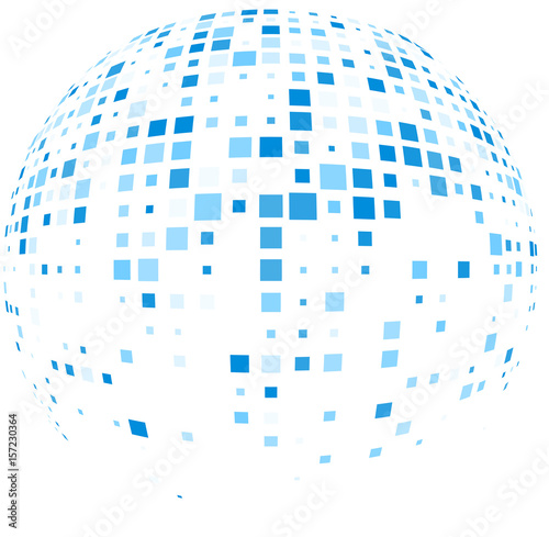 Abstract global communications round background.