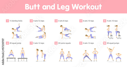 Butt and legs workout.