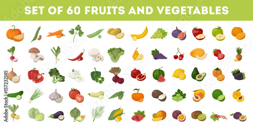 Fruits and vegetables. photo