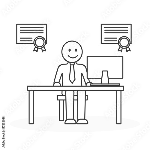 Best employee at office.