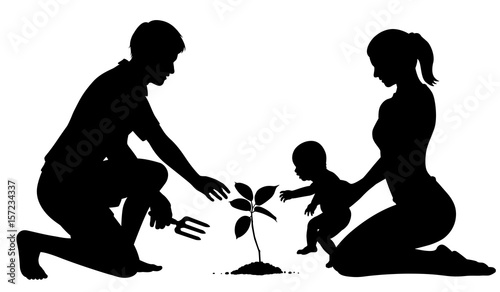 Family tree planting