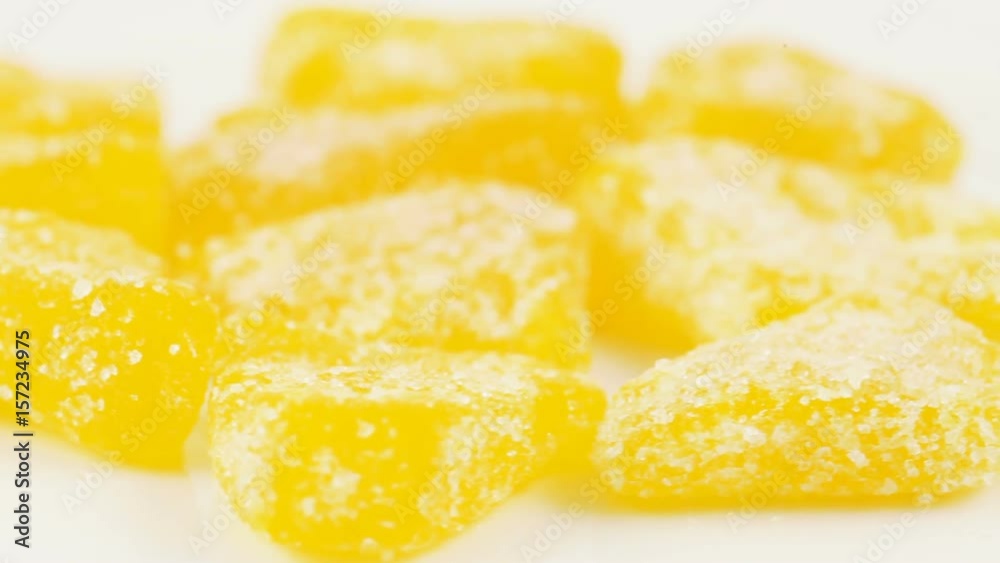 Pile of slivers of pineapple