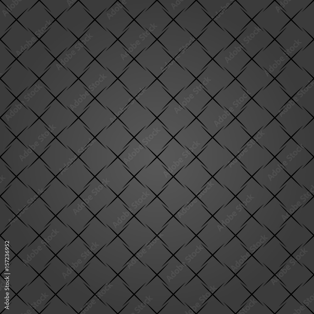 Fototapeta premium Geometric abstract dark pattern. Geometric modern ornament. Seamless modern background