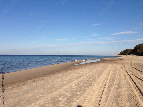 polnische ostesee beach strand k  ste wasser meer abends landschaft himmel natur sand welle cloud see sommer k  stenlinie weiss 