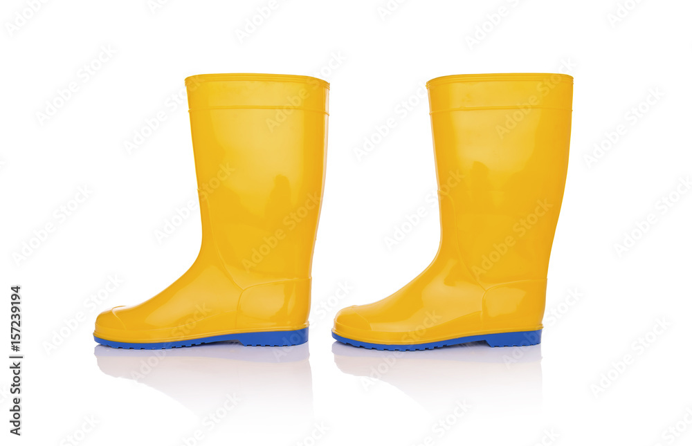 Rubber boots isolate. Rubber boots isolate.