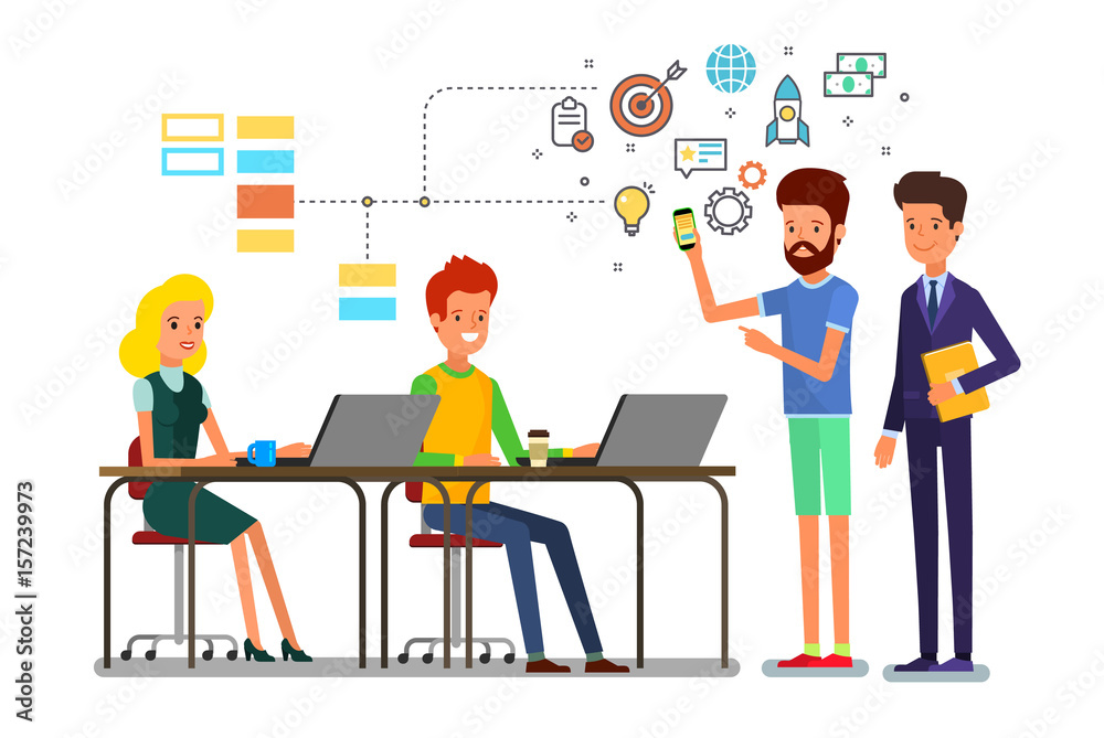 Business meeting concept. Business meeting concept.