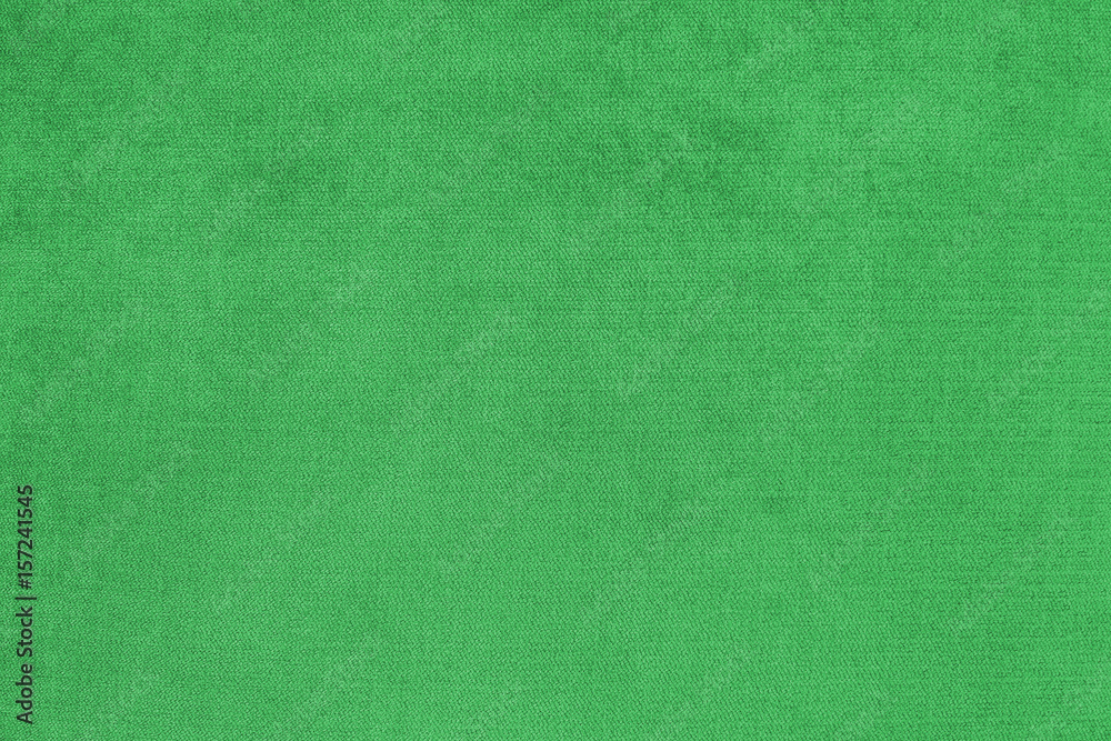 Background with green texture, velvet fabric Background with green texture, velvet fabric