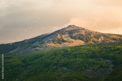 View of Kamen del peak in Vitosha Nature Park, Sofia photo