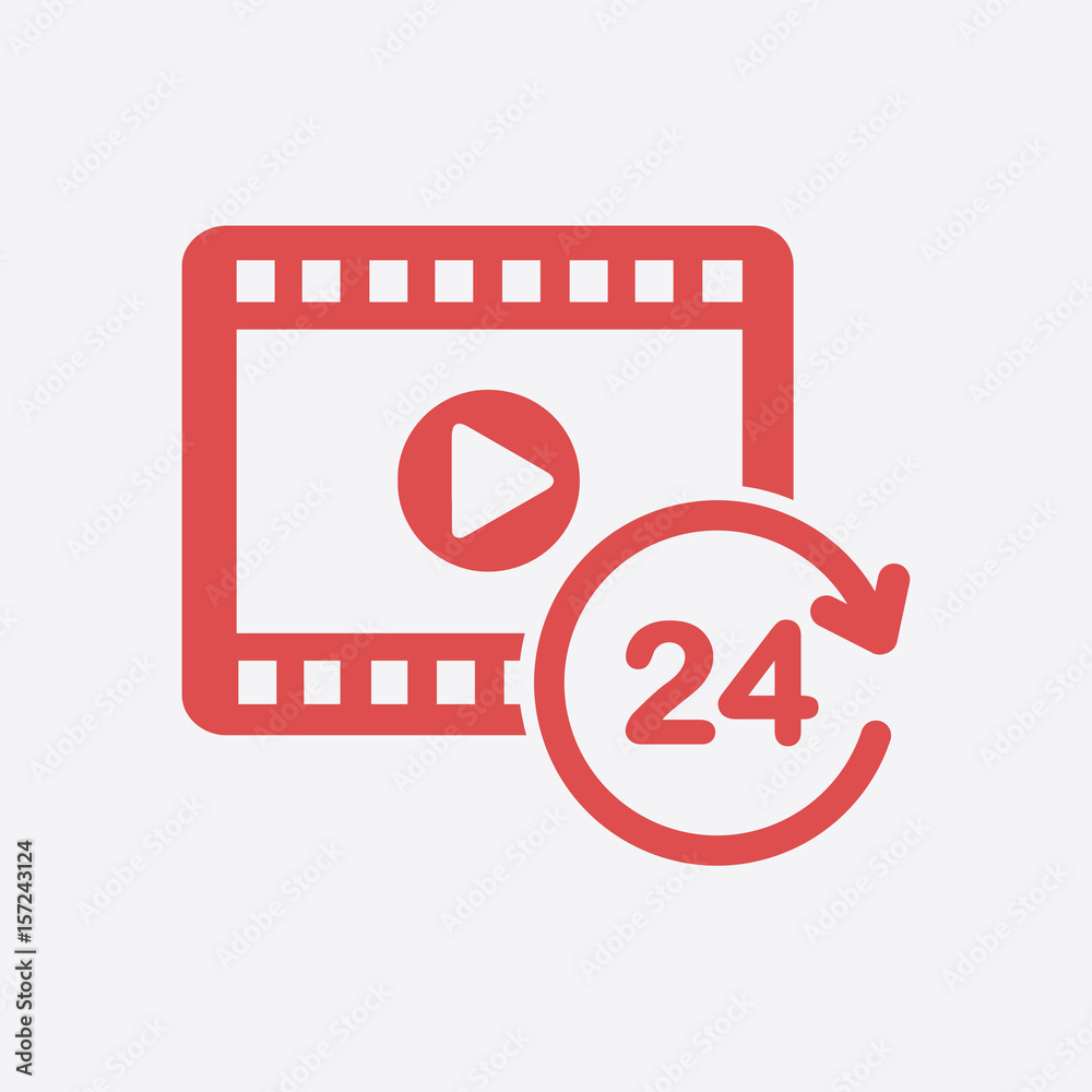 Streaming video symbol. Movie premiere. Live video Calendar. Streaming video symbol. Movie premiere. Live video Calendar.
