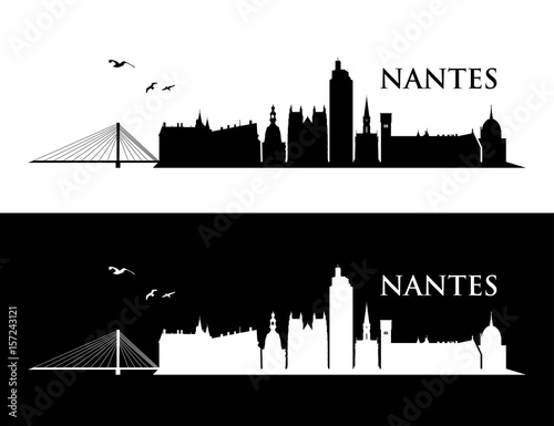 Nantes skyline