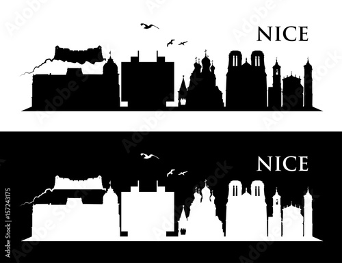 France, Nice skyline