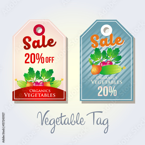 vegetable tag