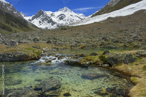Fototapeta Naklejka Na Ścianę i Meble -  Pond in mountains
