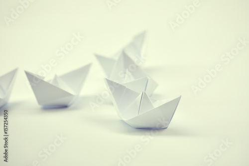 Fototapeta Naklejka Na Ścianę i Meble -  paper boats