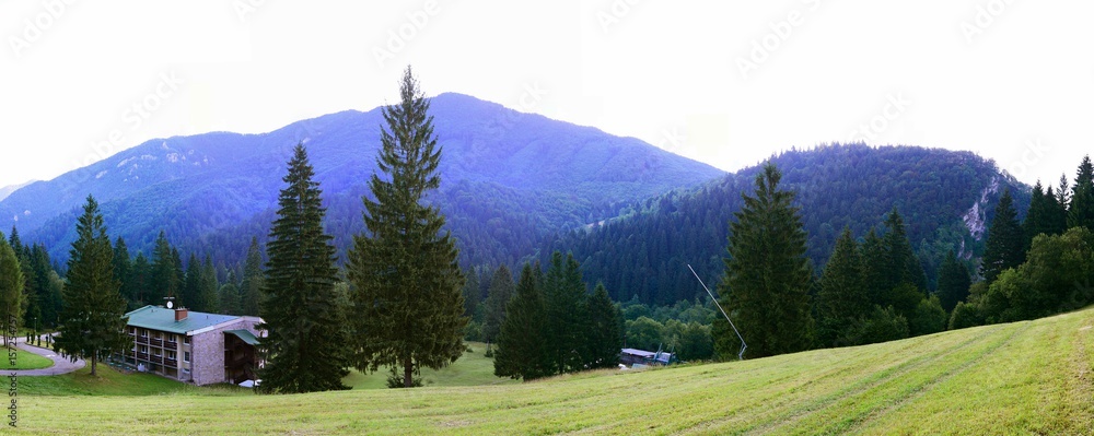 Landscape of mountains in Slovakia