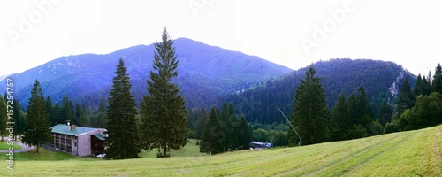 Obraz na płótnie Landscape of mountains in Slovakia w salonie