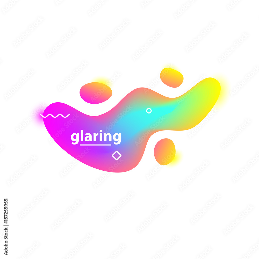 Glaring gradient blobs