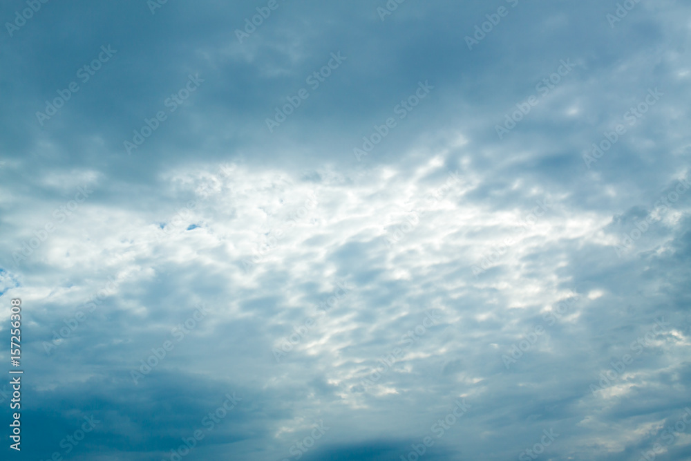 Blue sky with clouds Blue sky with clouds