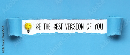 Be the best version of you! / paper