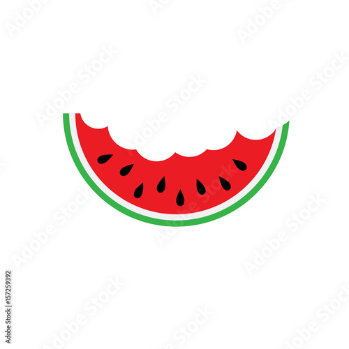 Vector abstract  watermelon, summer concept