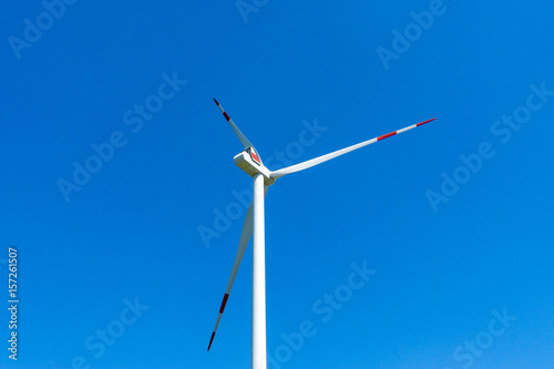 windmill and blue sky at a sunny day © tl6781