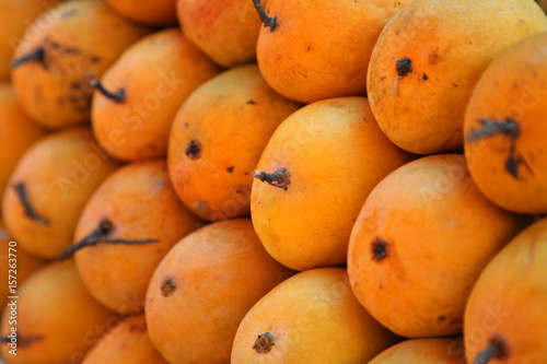 Yellow Mango in the market photo