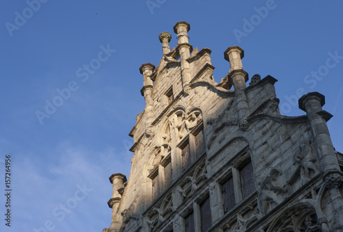 Historical facades Ghent Belgium.