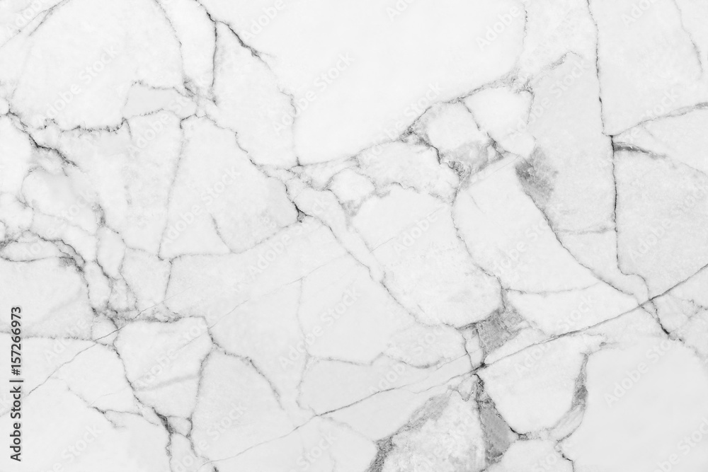 Fototapeta premium White marble texture background pattern with high resolution.