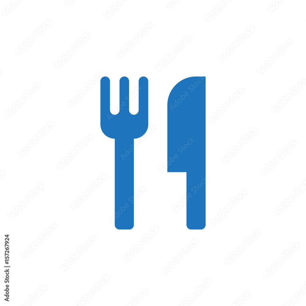 Food symbol. fork and knife icon vector, solid logo illustration, pictogram isolated on white Food symbol. fork and knife icon vector, solid logo illustration, pictogram isolated on white