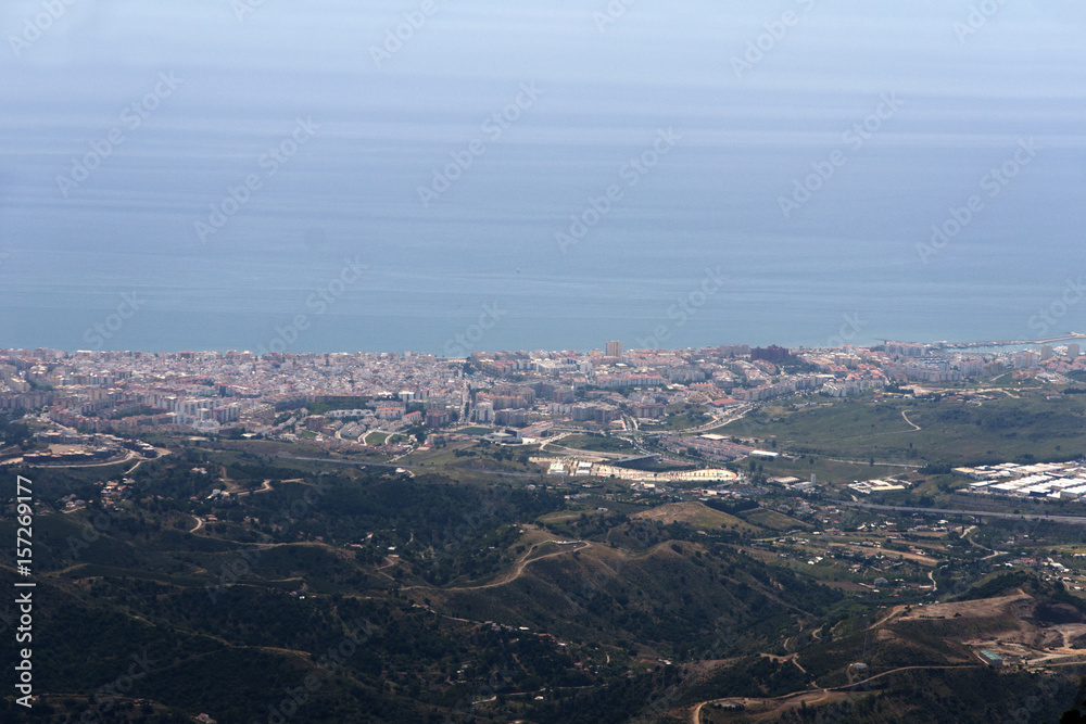 vistas del municipio de Estepona en la costa del sol, Málaga