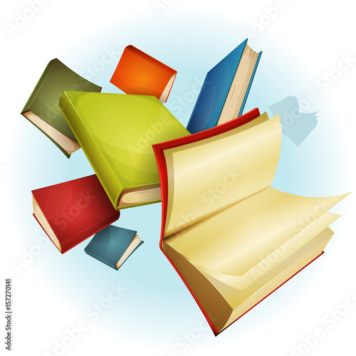 Books Collection Background
