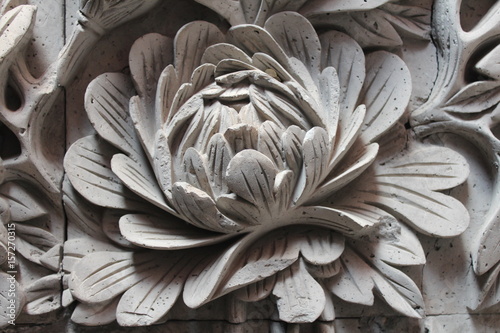 Flower Wall Decoration in Xining City Qinghai Province China Asia
