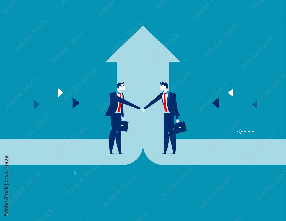 Business deal. Concept business success vector illustration. Business deal. Concept business success vector illustration.